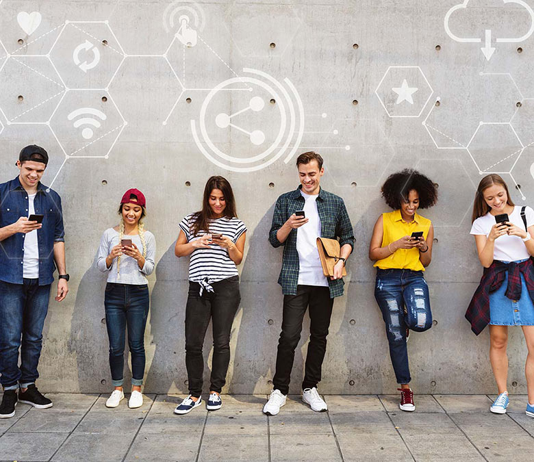 Friends On Social Media Using